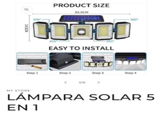 237-LAMPARA SOLAR 5 EN 1