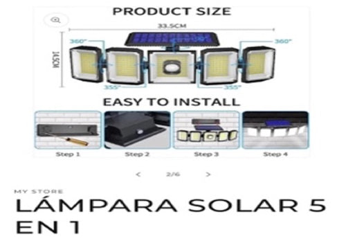 237-LAMPARA SOLAR 5 EN 1