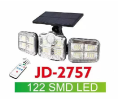 238-LAMPARA SOLAR JD-2757 CONTROL